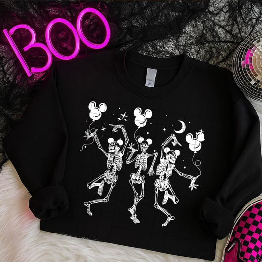 Skeleton Dance White