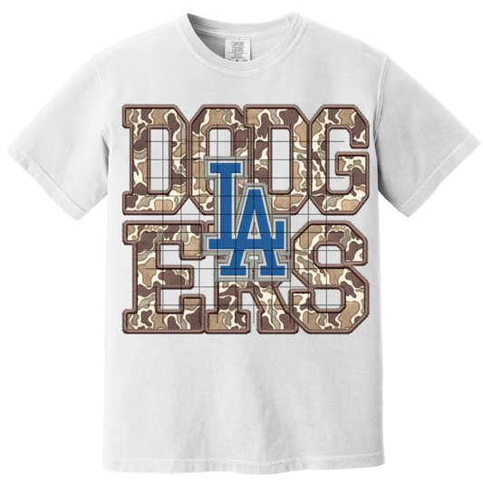 Camo Blue Baseball