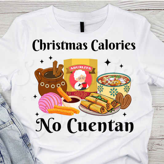 Christmas Calories Black