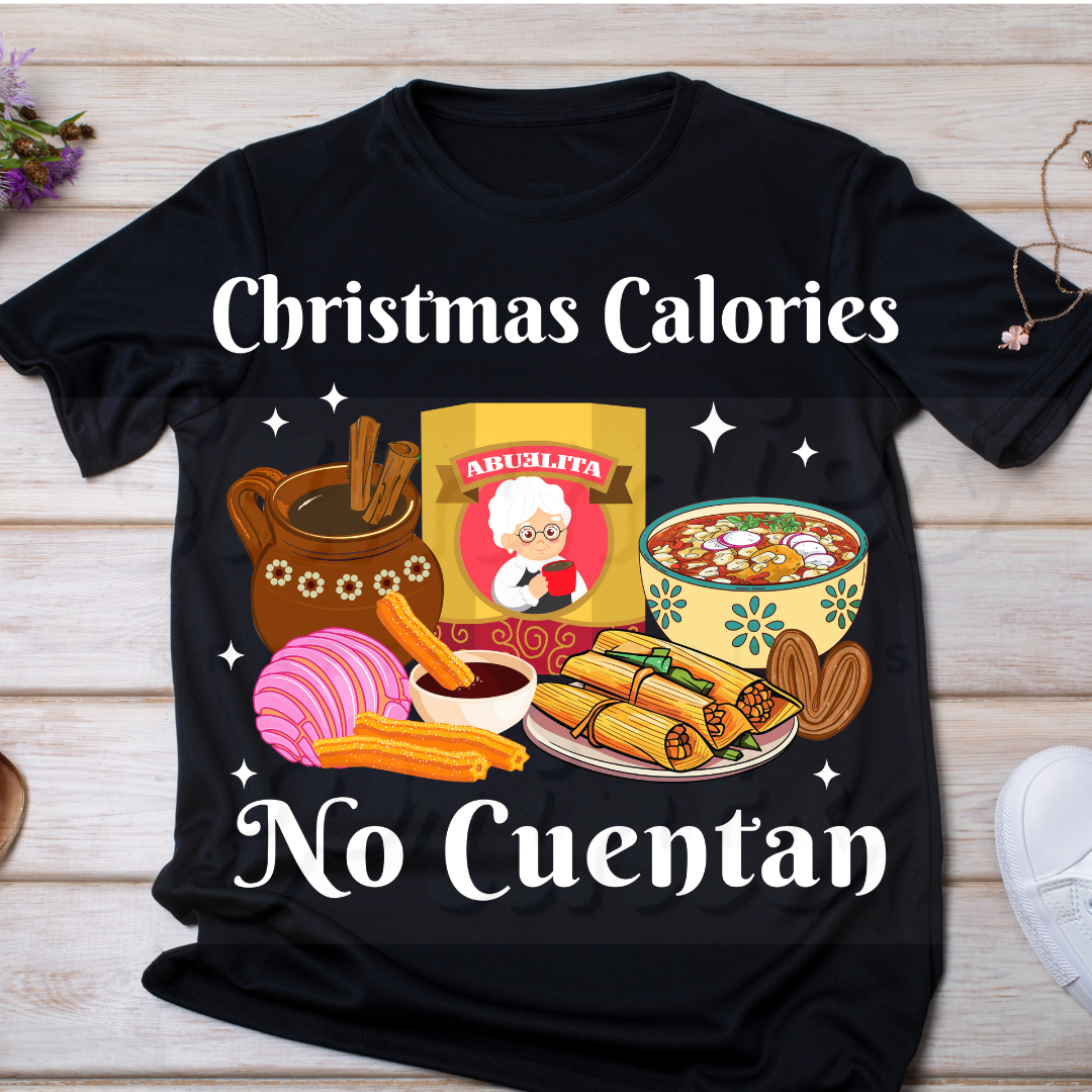 Christmas Calories White