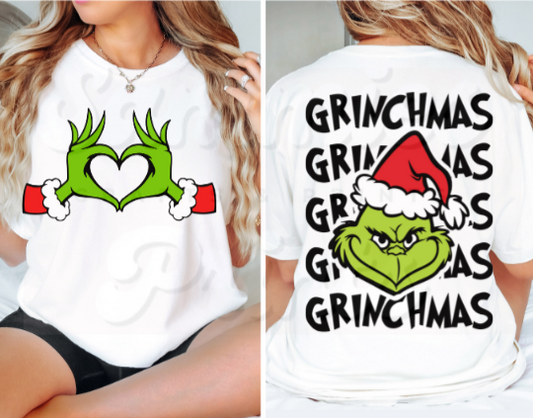 Heart Hand Grinch SET