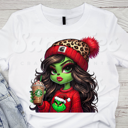 Red Girl Grinch 3