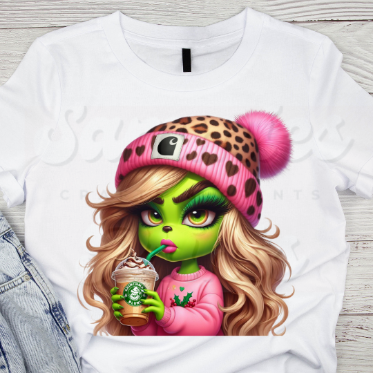 Pink Girl Grinch 7