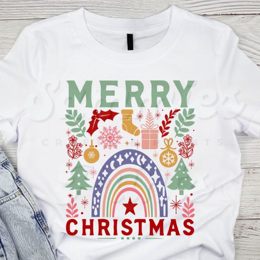 Merry Christmas Boho 1