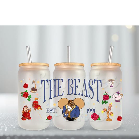 Beast Name UV DTF Cup Wrap