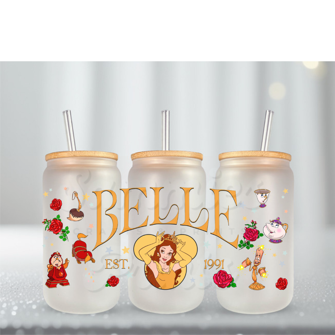 Bell Name UV DTF Cup Wrap