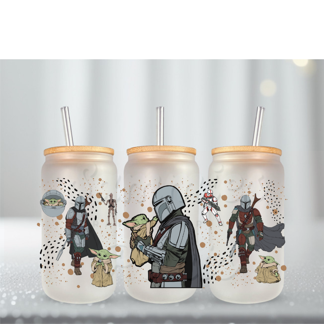 Child And Man UV DTF Cup Wrap