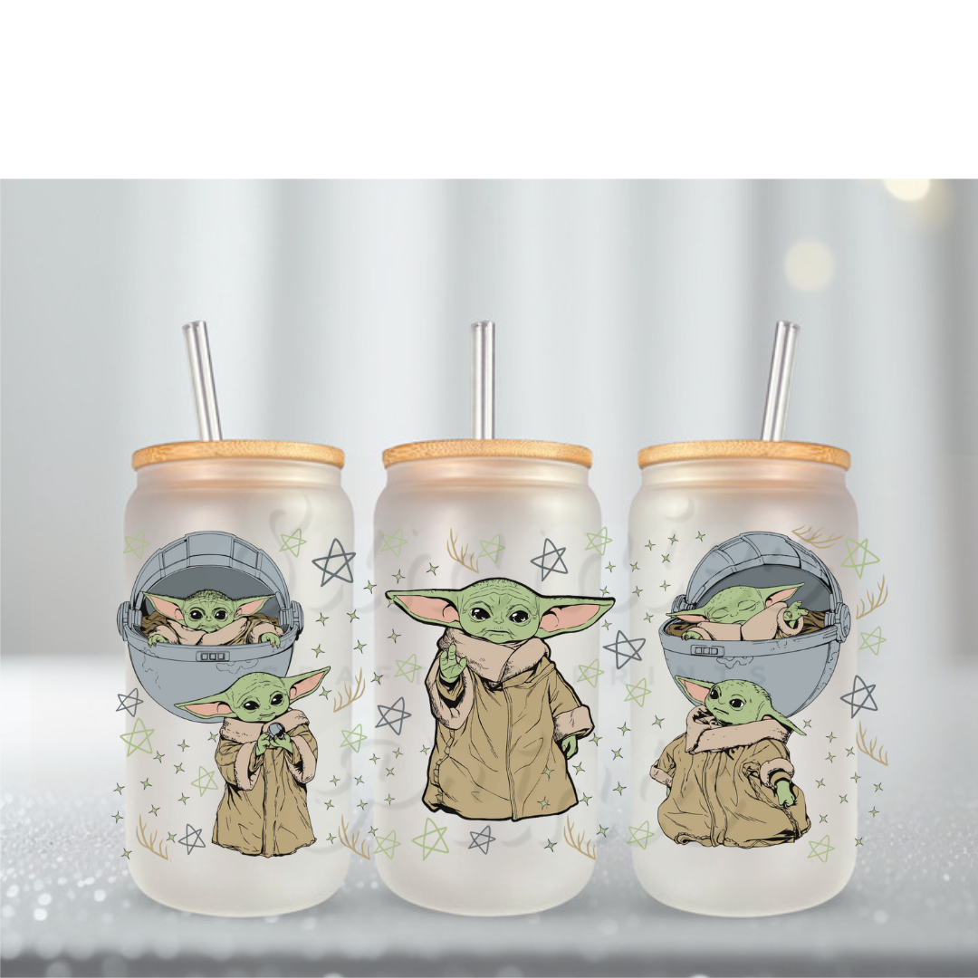 Child W Stars UV DTF Cup Wrap