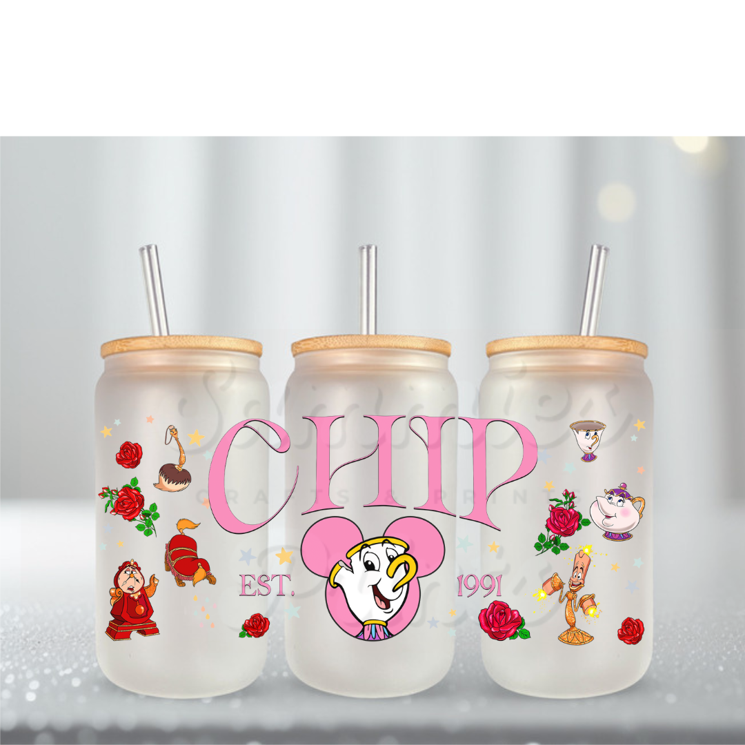 Chip Name UV DTF Cup Wrap