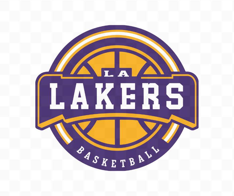 Circle LA Lakers Basketball DTF