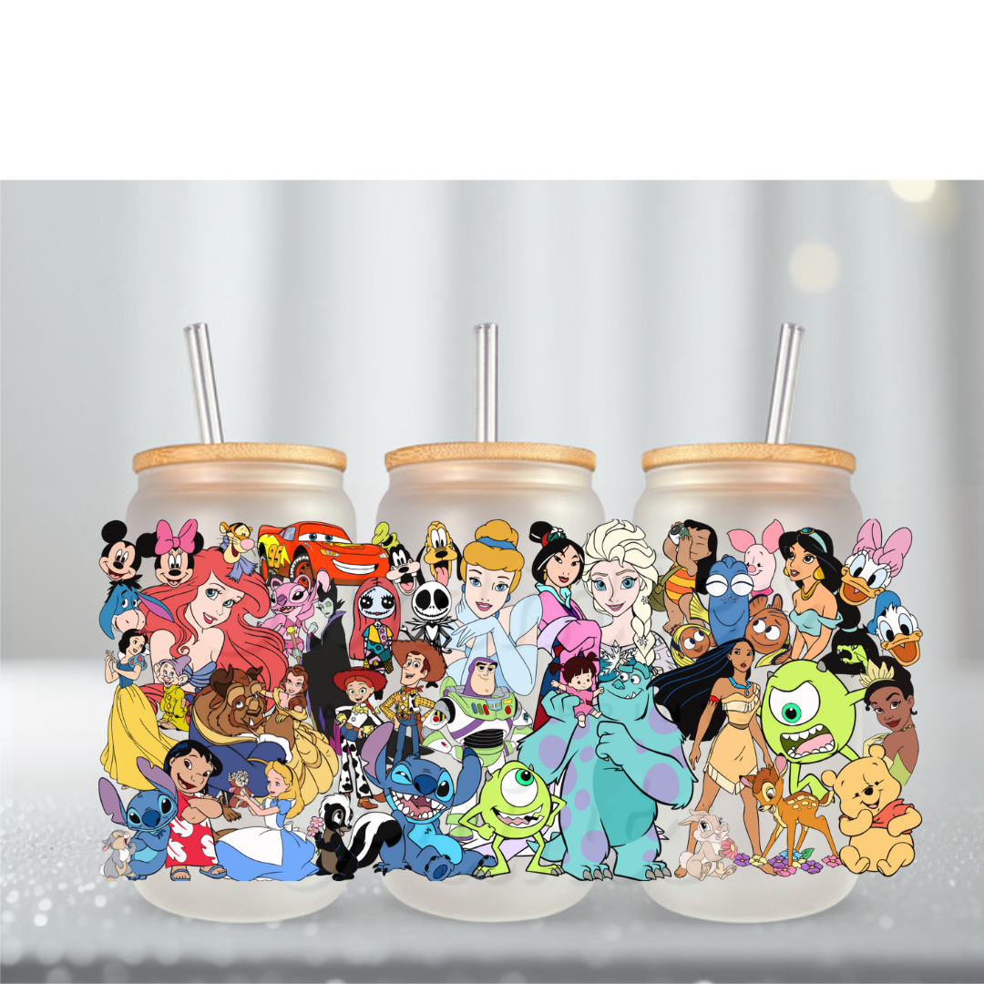 Character Bunch UV DTF Cup Wrap