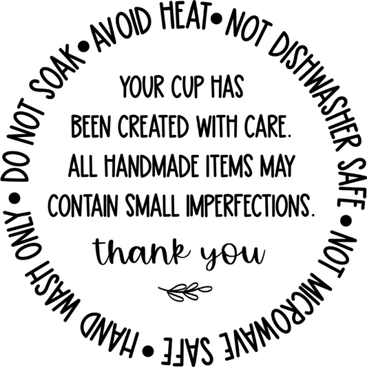 Cup Care 2 UV DTF Cup Wrap