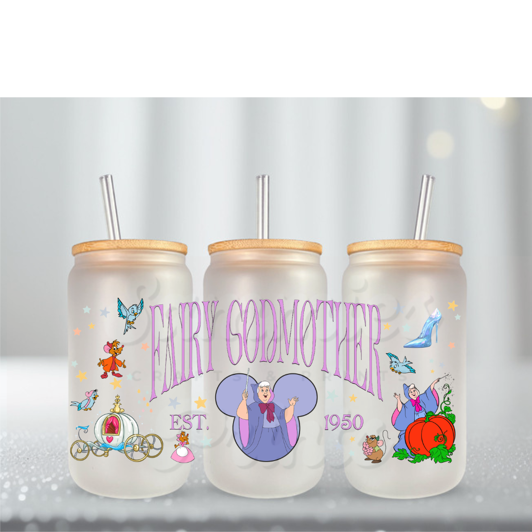 Godmother Name UV DTF Cup Wrap