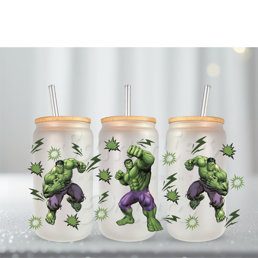 Green Hero UV DTF Cup Wrap