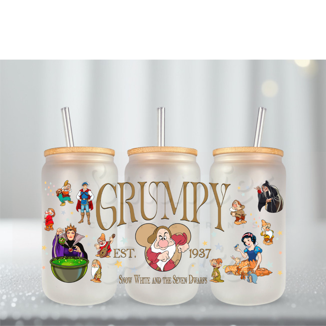 Grump Name UV DTF Cup Wrap