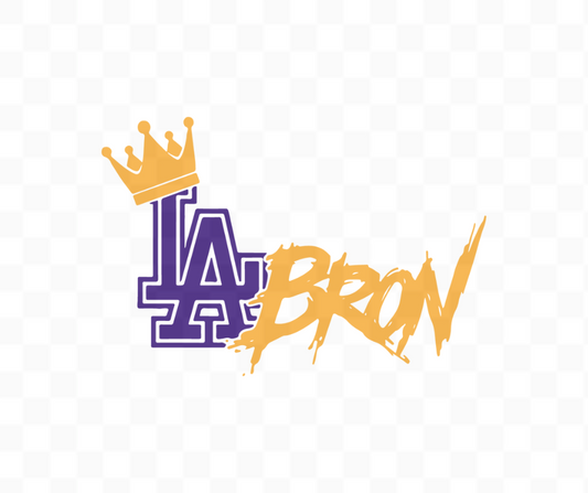 La Bron Lakers Basketball DTF