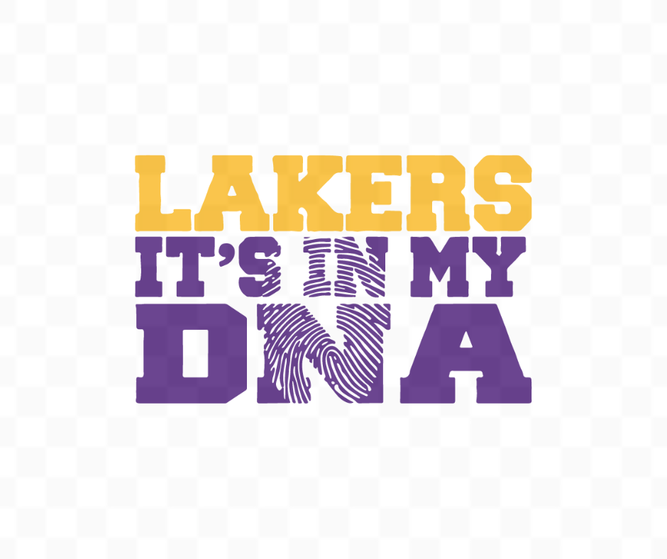 Lakers It's In My DNA Basketball DTF