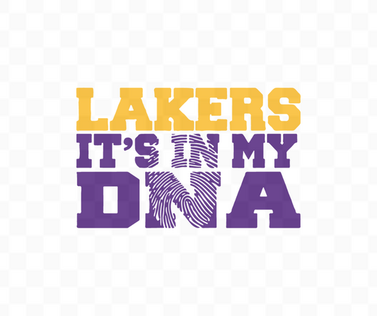 Lakers It's In My DNA Basketball DTF