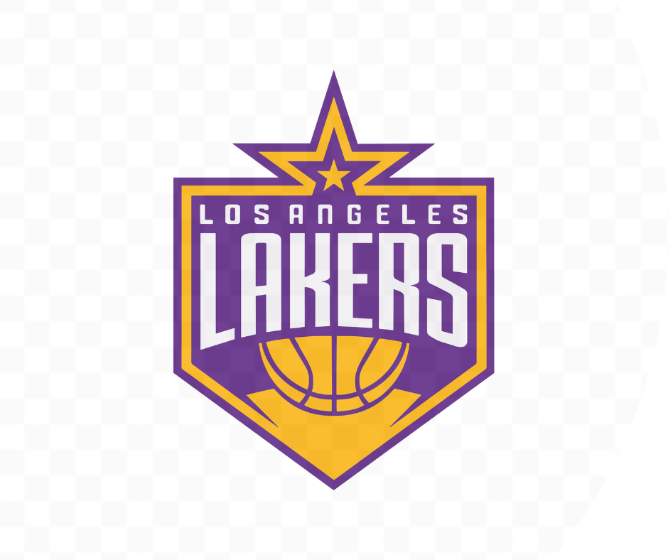 Lakers Shield Basketball DTF