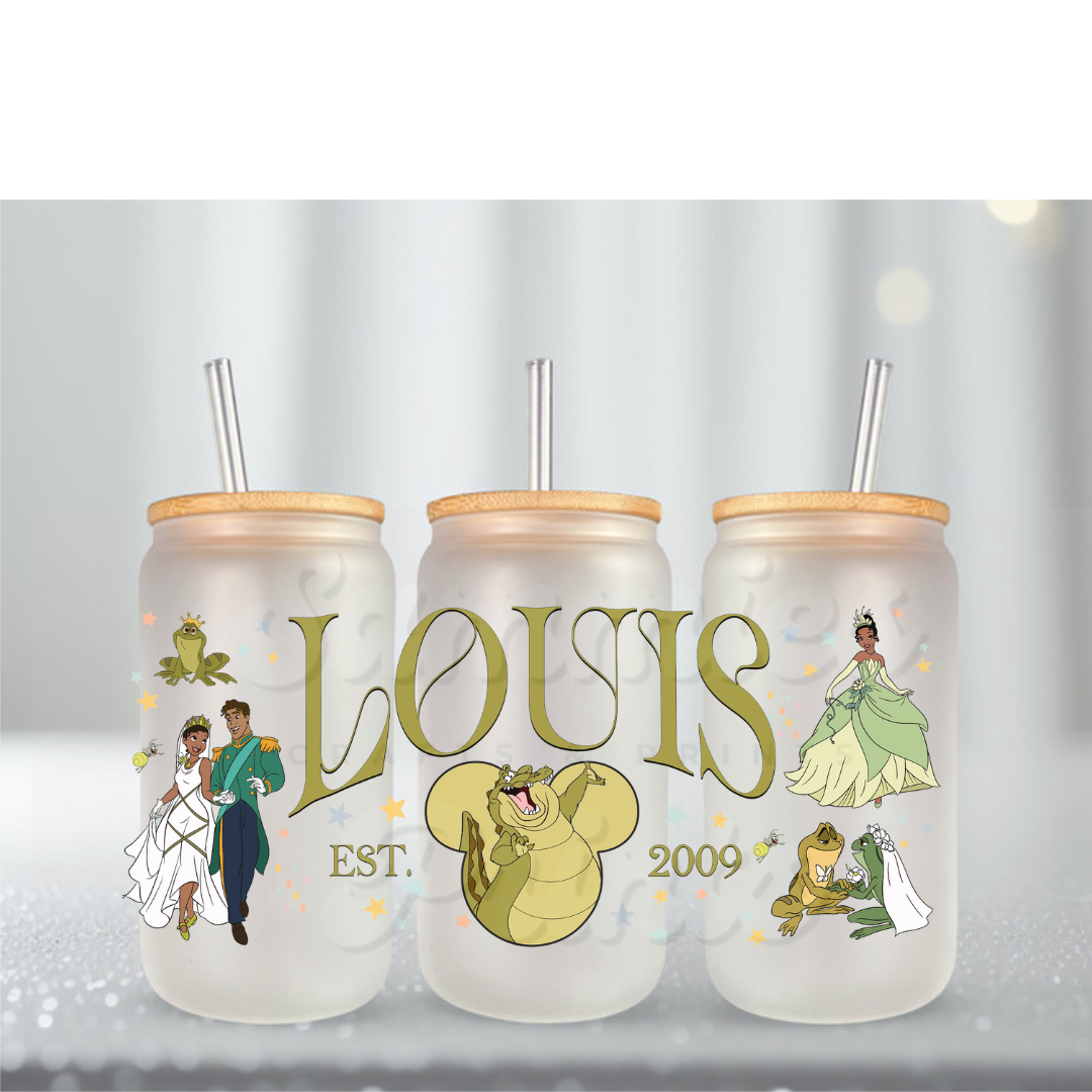 Louis Name UV DTF Cup Wrap