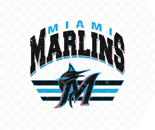 Marlins VINTAGE Baseball DTF
