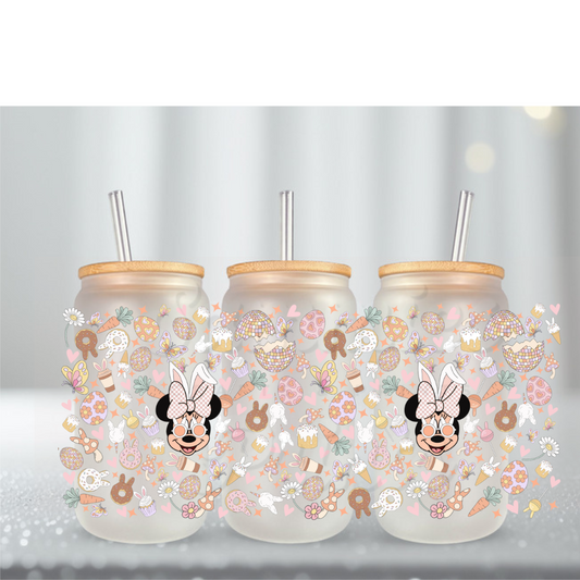 Mouse Easter Tiny Cluster UV DTF Cup Wrap