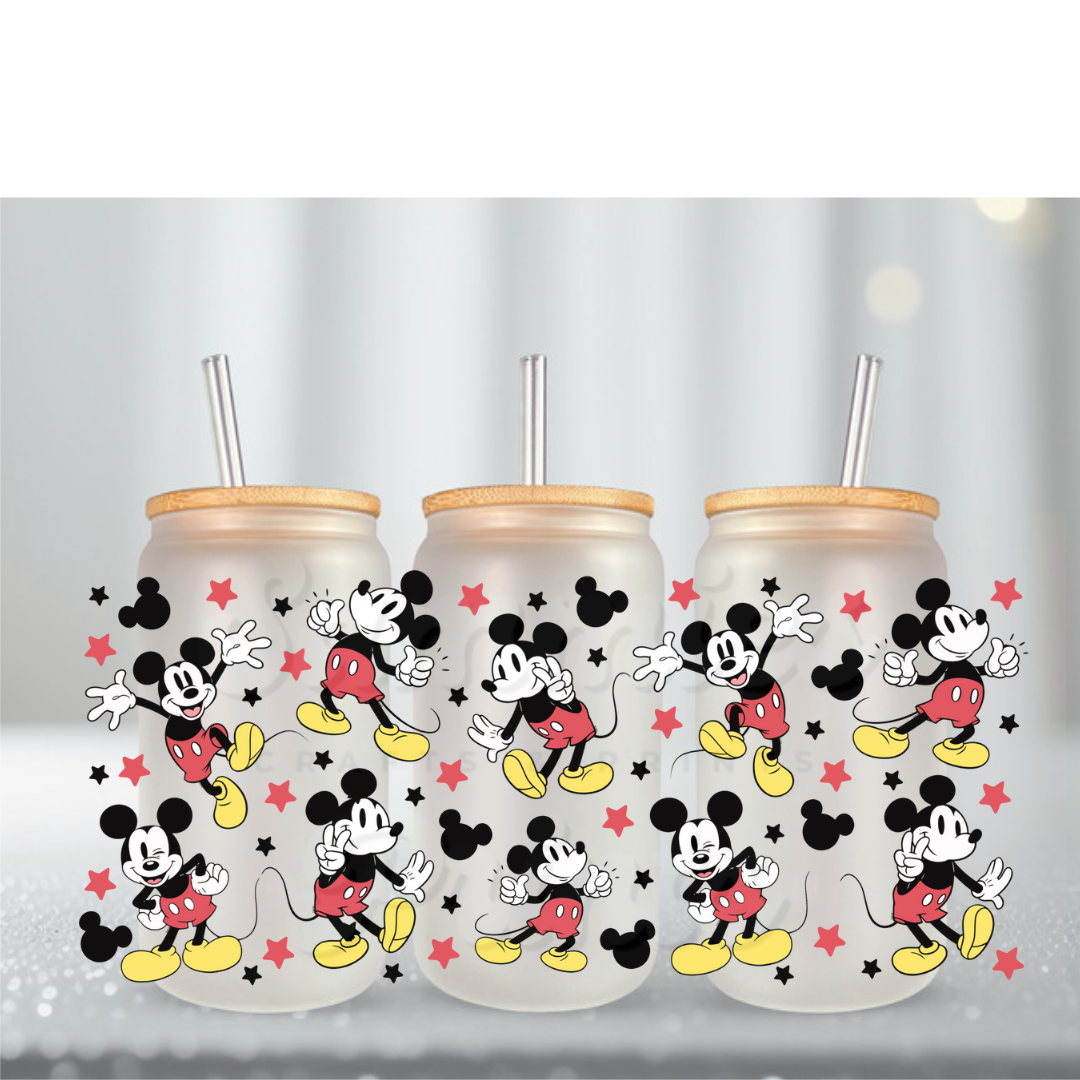 Multi Boy Mouse Stars UV DTF Cup Wrap