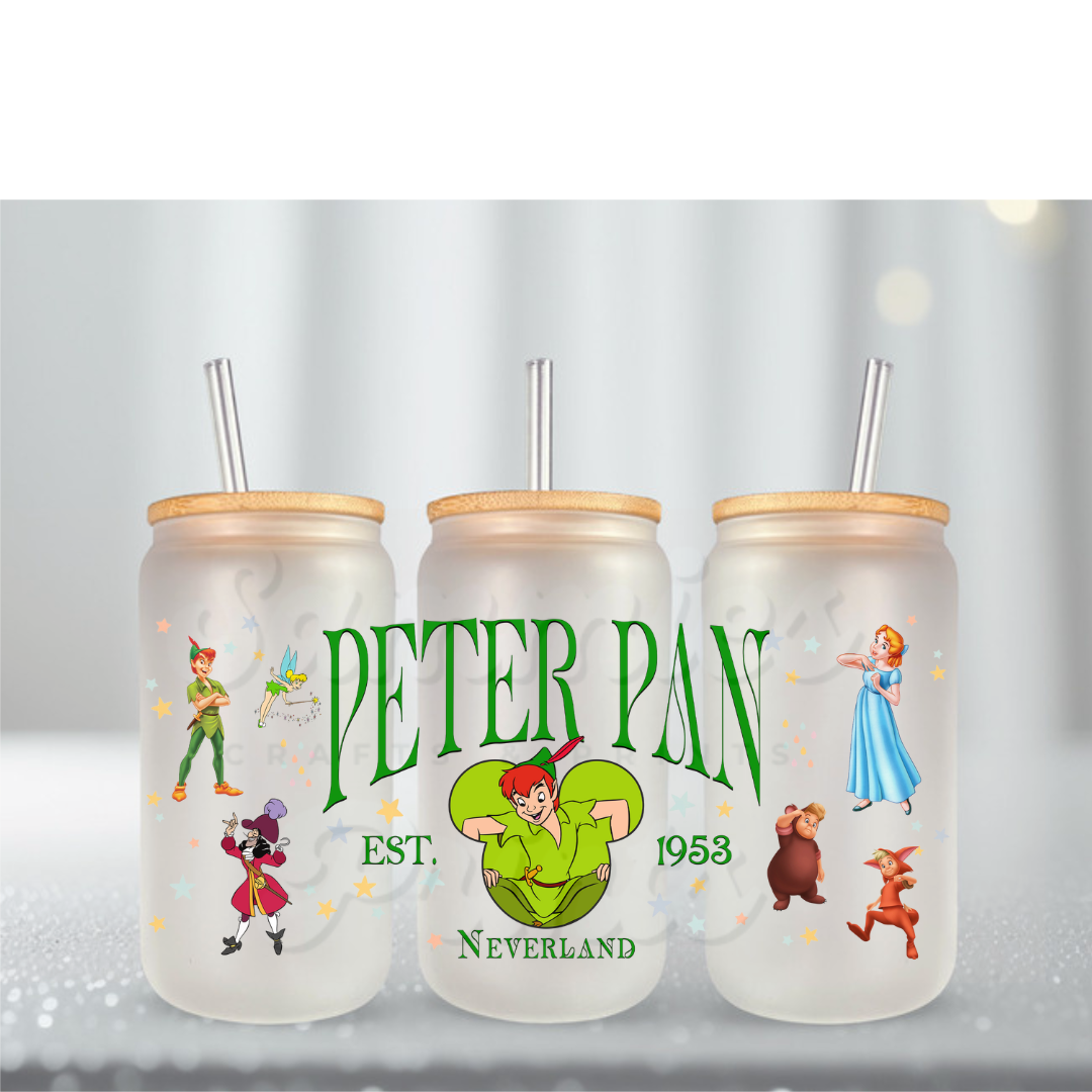 Peter Name UV DTF Cup Wrap