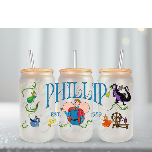 Phillip Name UV DTF Cup Wrap