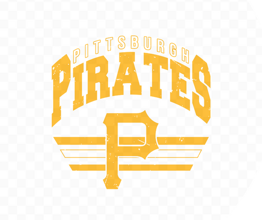 Pirates VINTAGE Baseball DTF