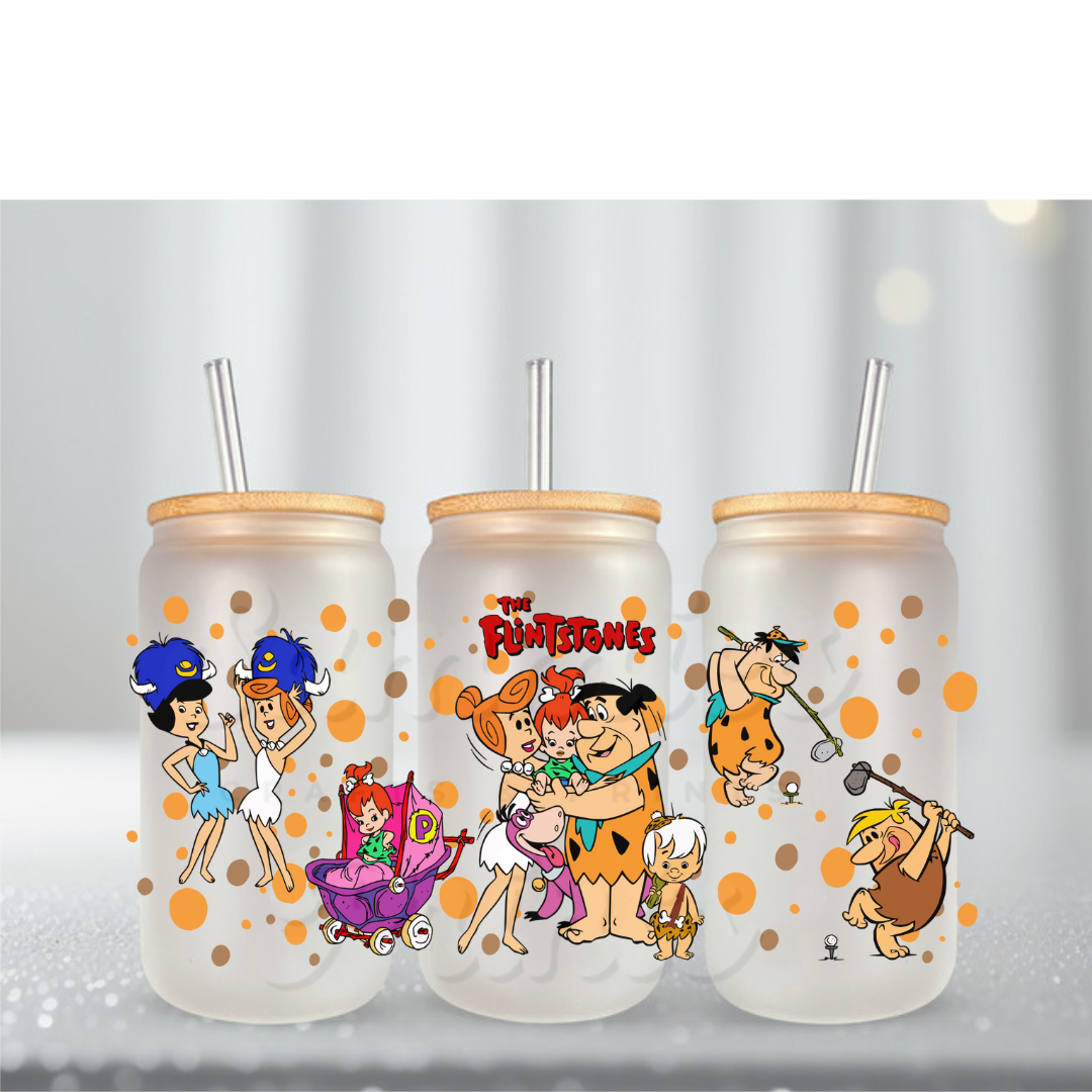 Prehistoric Fam Crew UV DTF Cup Wrap