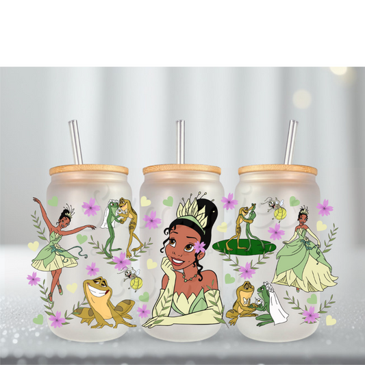 Princess T Frogs UV DTF Cup Wrap