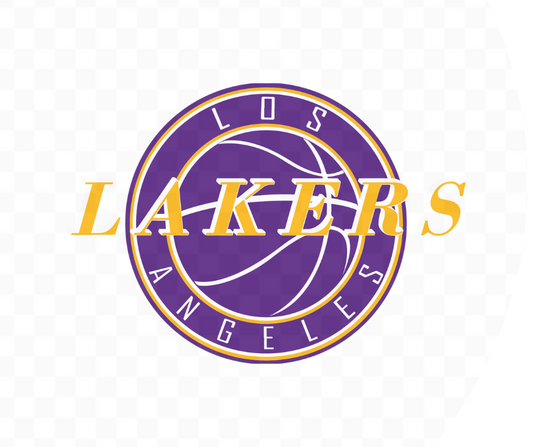 Los Angeles Lakers Purple Circle DTF