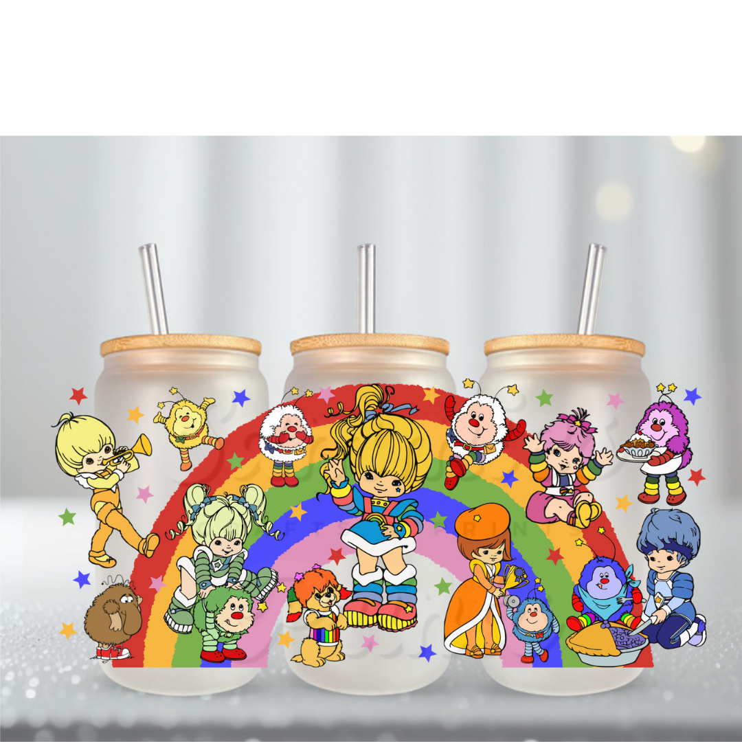 Rainbow Girl Crew Rainbow UV DTF Cup Wrap