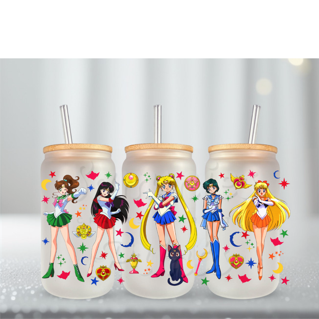 Sailor Girl Crew UV DTF Cup Wrap