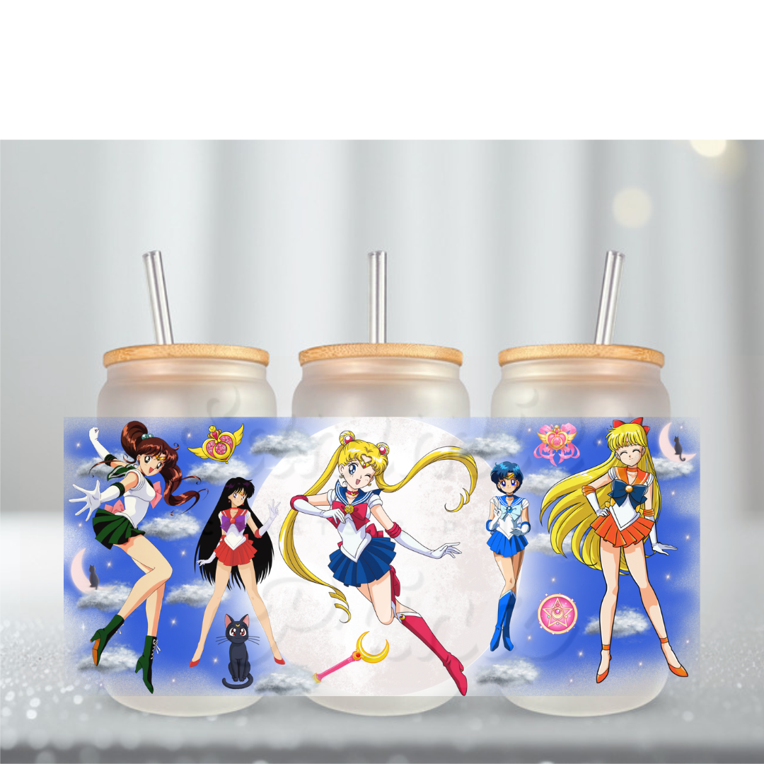 Sailor Girls Crew Big UV DTF Cup Wrap