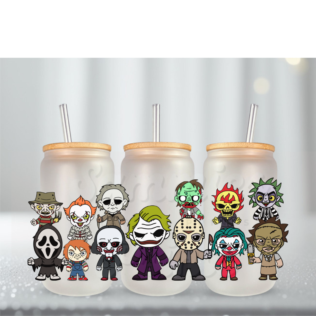 Tiny Spooky Crew UV DTF Cup Wrap