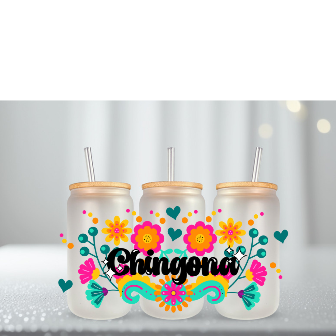 Chingona UV DTF Cup Wrap