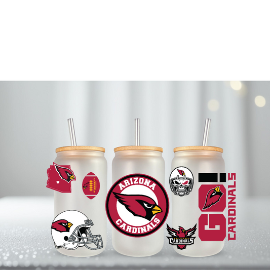 Arizona Football UV DTF Cup Wrap