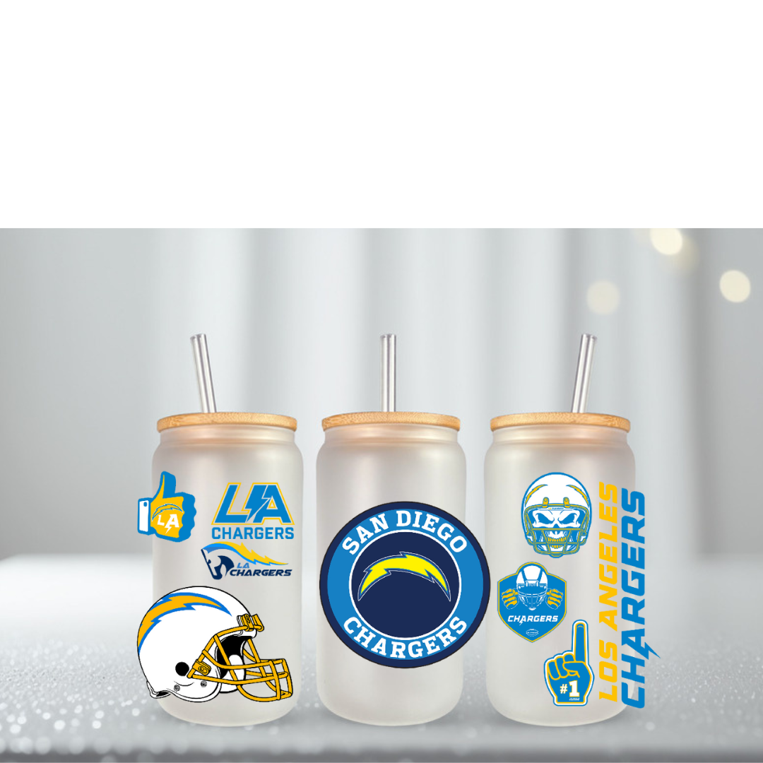 LA Football UV DTF Cup Wrap