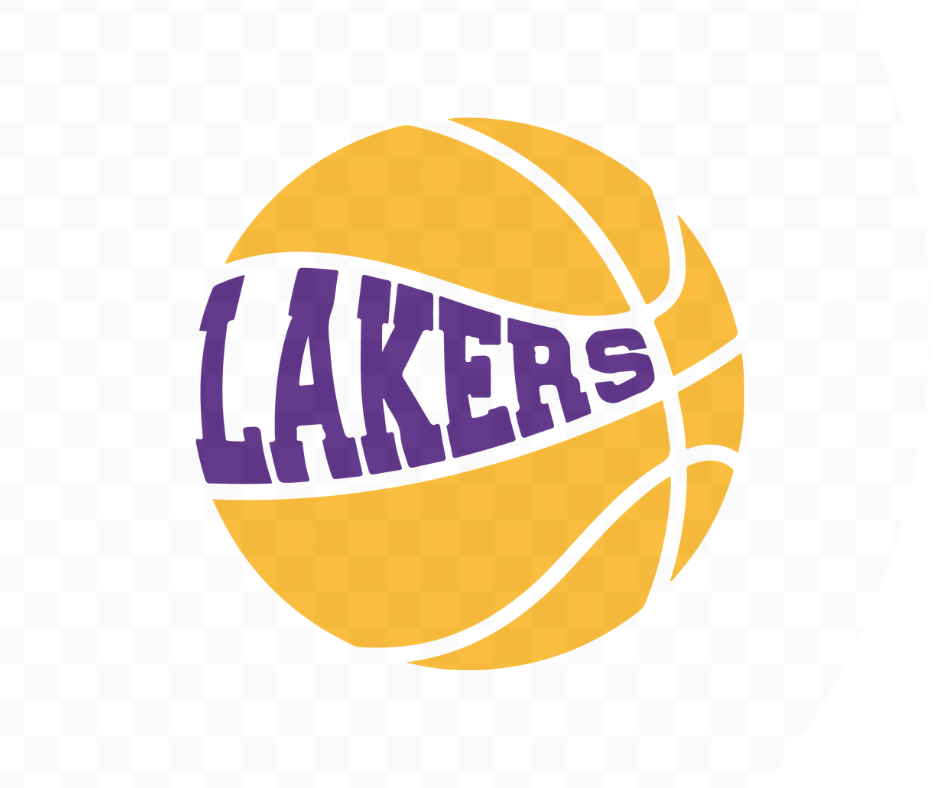 La Yellow Basketball Lakers DTF