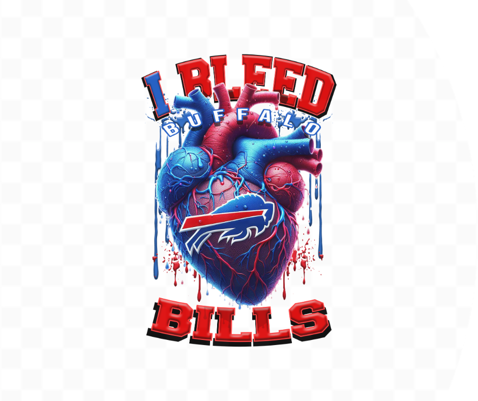 I Bleed Bills Football DTF