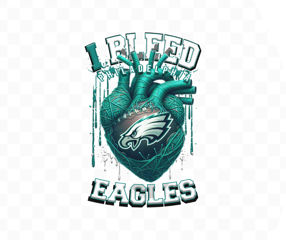 I Bleed Eagles Football DTF