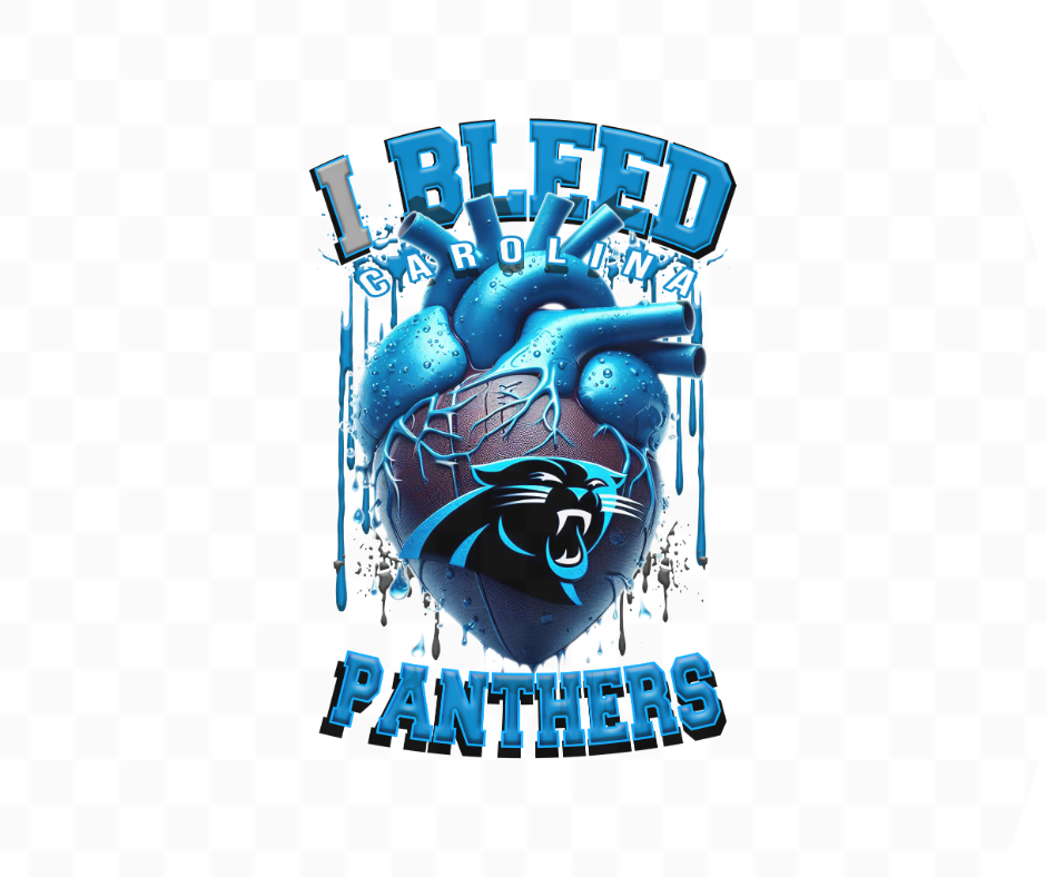 I Bleed Panthers Football DTF