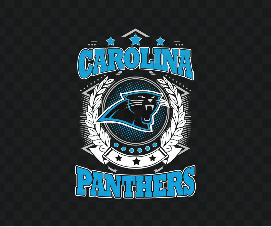 Panthers Garland Football DTF Heat Transfer