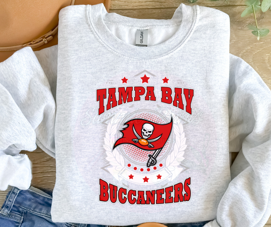 Buccaneers Garland Football DTF Heat Transfer