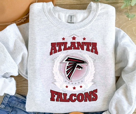 Falcons Garland Football DTF Heat Transfer