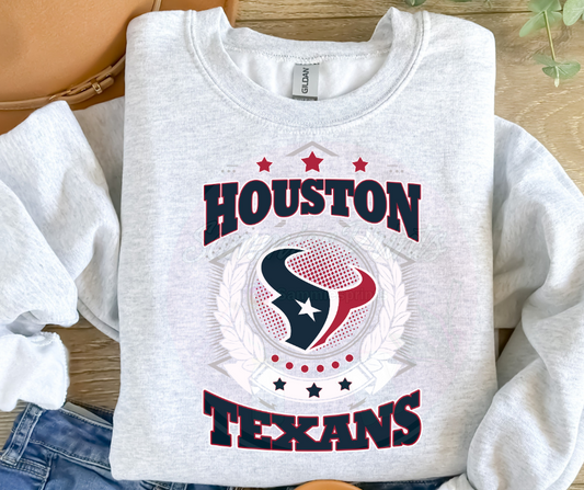 Texans Garland Football DTF Heat Transfer