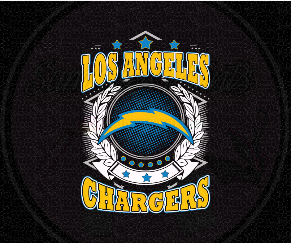 Charger Garland Football DTF Heat Transfer