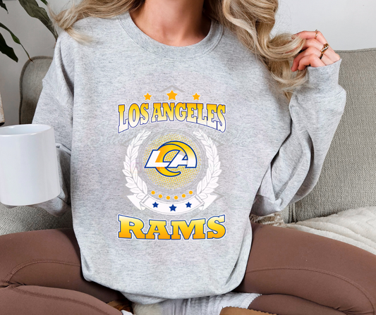 Rams Garland Football DTF Heat Transfer